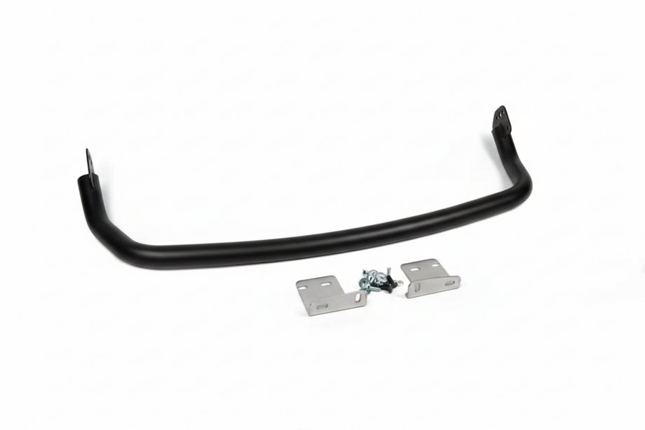 Hyundai Santa Fe 2 2006–2012 Bakre skyddsbåge AK005 Black (2 st, rostfritt) Image