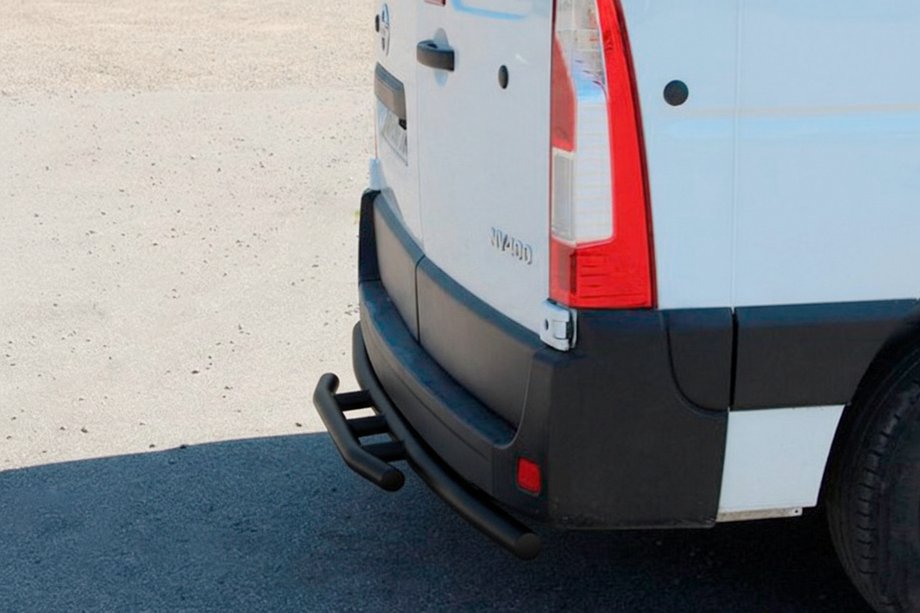 Renault Master 2011–2023 Bakre båge AK011 Black (rostfritt stål) Image