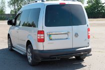 Volkswagen Caddy 2004–2010 Bakbåge AK003-2 Black (2 st, rostfritt stål) foto 3