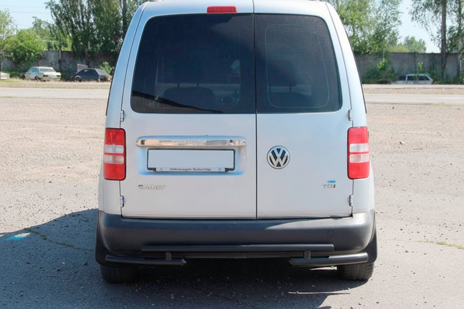 Volkswagen Caddy 2010–2015 Bakbåge AK003-2 Black (2 st, rostfritt stål) Foto 2