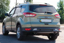 Ford Kuga/Escape 2013–2019 Bakre rollbar AK002-2 Black (rostfritt stål) foto 1