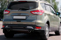 Ford Kuga/Escape 2013–2019 Bakre rollbar AK002-2 Black (rostfritt stål) foto 3