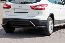 Nissan Qashqai 2014–2021 Bakbåge AK007-Plus Black (rostfritt stål) foto 2
