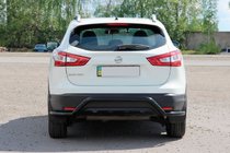 Nissan Qashqai 2014–2021 Bakbåge AK007-Plus Black (rostfritt stål) foto 4
