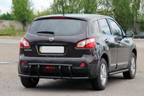 Nissan Qashqai 2007–2010 Bakre båge AK011 Black (rostfritt stål) foto 2