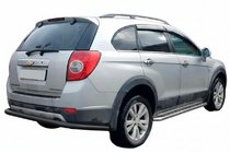 Chevrolet Captiva 2006–2019 Bakre skyddsbåge AK005 Black (rostfritt stål) foto 3