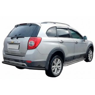 Bakre skyddsbåge AK005 Black (rostfritt stål) Chevrolet Captiva 2006–2019 foto 3