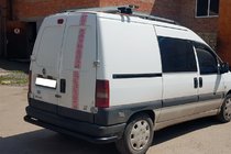 Fiat Scudo 1996–2007 Bakre skyddsbåge AK005 Black (rostfritt stål) foto 3