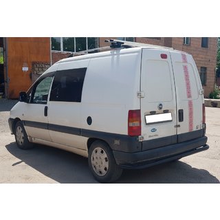 Bakre skyddsbåge AK005 Black (rostfritt stål) Fiat Scudo 1996–2007 foto 2