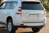 Toyota Land Cruiser Prado 150 2009–2023 Bakre skyddsbåge AK005-2 Black (rostfritt stål) foto 6