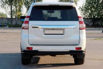 Toyota Land Cruiser Prado 150 2009–2023 Bakre skyddsbåge AK005-2 Black (rostfritt stål) foto 7