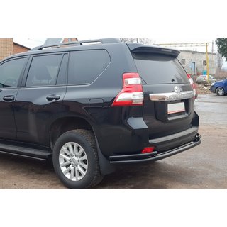 Bakre skyddsbåge AK005-2 Black (rostfritt stål) Toyota Land Cruiser Prado 150 2009–2023 foto 3