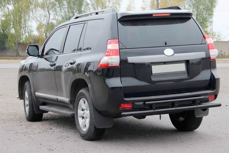 Toyota Land Cruiser Prado 150 2009–2023 Bakre båge AK002-2v2 Black (rostfritt stål) Foto 1