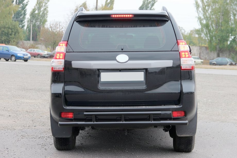 Toyota Land Cruiser Prado 150 2009–2023 Bakre båge AK002-2v2 Black (rostfritt stål) Foto 2