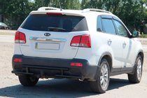 Kia Sorento II XM 2009–2014 Bakre båge AK002-2 Black (rostfritt stål) foto 4