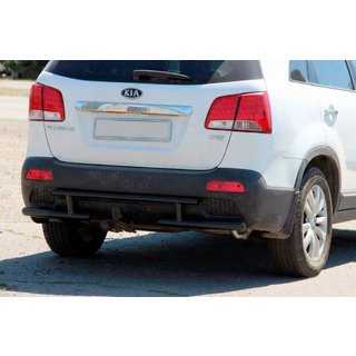 Bakre båge AK002-2 Black (rostfritt stål) Kia Sorento II XM 2009–2014 foto 1