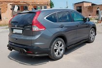 Honda CRV 2012–2016 Bakre skyddsbåge AK003-21 Black (rostfritt stål) foto 5