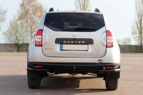 Dacia Duster 2008–2018 Bakre skyddsbåge AK005-Special Black (rostfritt stål) foto 2