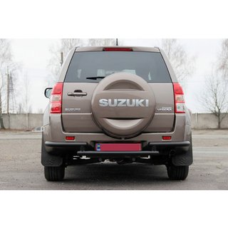 Bakre skyddsbåge AK003-2 Black (rostfritt stål) Suzuki Grand Vitara 2005–2017 foto 1