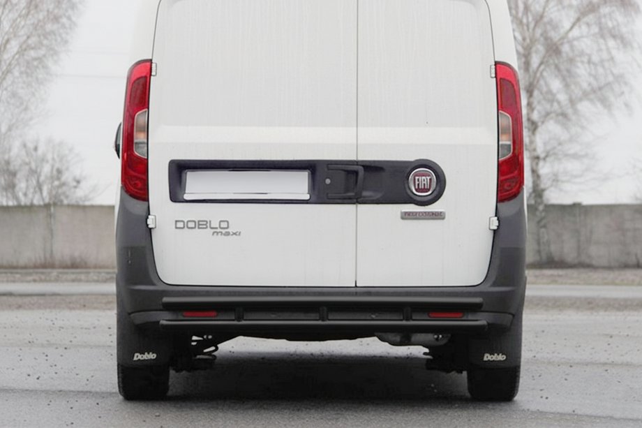 Opel Combo 2012–2018 Bakre rollbar AK002/1 – Dubbel Black (rostfritt stål) Image