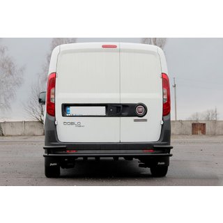 Bakre rollbar AK005/2-Dubbel Black (rostfritt stål) foto 1