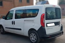 Fiat Doblo II 2010–2022 Bakre rollbar AK005/2-Dubbel Black (rostfritt stål) foto 3