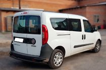 Fiat Doblo II 2010–2022 Bakre rollbar AK005/2-Dubbel Black (rostfritt stål) foto 1