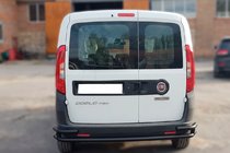 Fiat Doblo II 2010–2022 Bakre rollbar AK005/2-Dubbel Black (rostfritt stål) foto 2