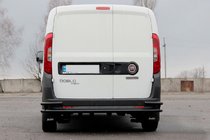 Fiat Doblo II 2010–2022 Bakre rollbar AK005/2-Dubbel Black (rostfritt stål) foto 4
