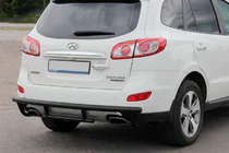 Hyundai Santa Fe 2 2006–2012 Bakre båge AK002-2 Black (rostfritt stål) foto 2