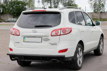 Hyundai Santa Fe 2 2006–2012 Bakre båge AK002-2 Black (rostfritt stål) foto 4