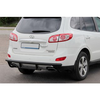 Bakre båge AK002-2 Black (rostfritt stål) Hyundai Santa Fe 2 2006–2012 foto 2