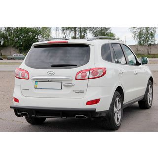 Bakre båge AK002-2 Black (rostfritt stål) Hyundai Santa Fe 2 2006–2012 foto 4