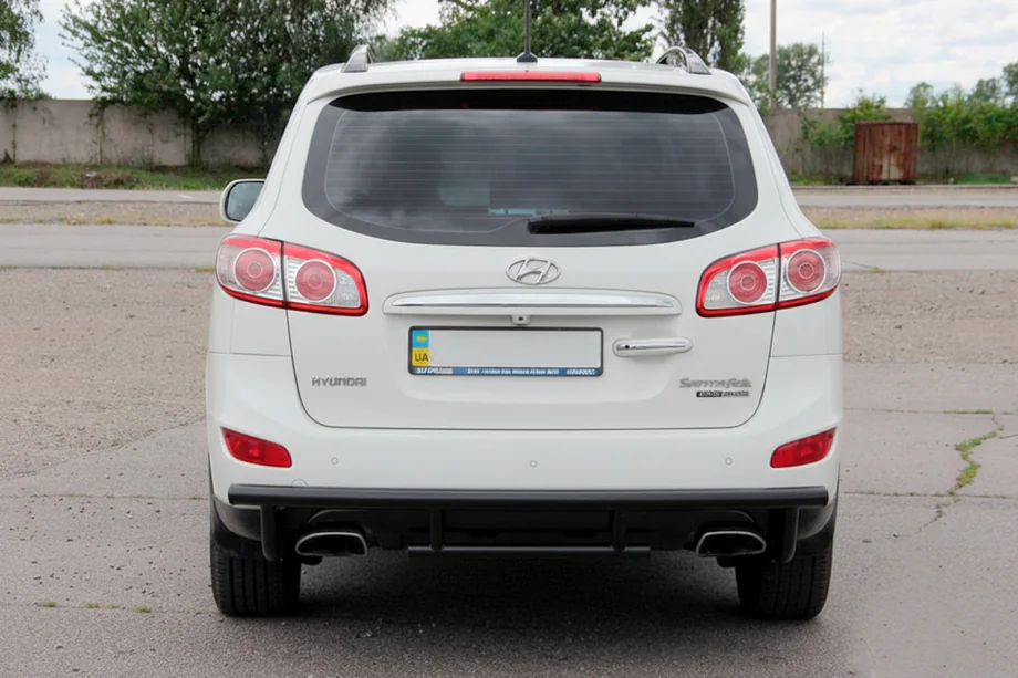 Hyundai Santa Fe 2 2006–2012 Bakre båge AK002-2 Black (rostfritt stål) Image