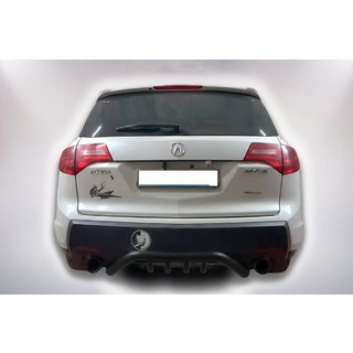 Bakre skyddsbåge B1-47 Black (rostfritt stål) Acura MDX 2007–2013 foto 3