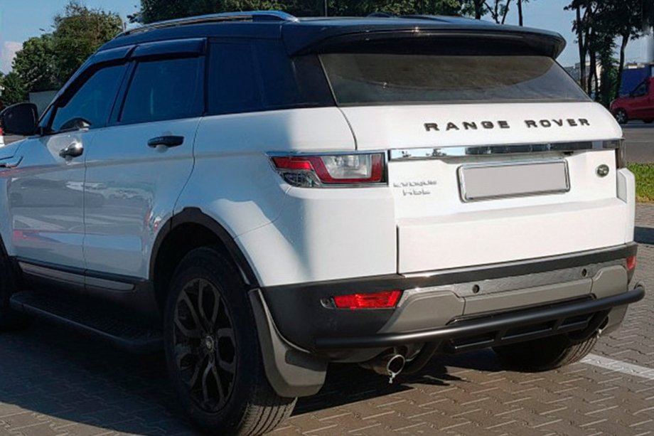 Range Rover Evoque 2012–2018 Bakre skyddsbåge AK005-1 Black (rostfritt stål) Image