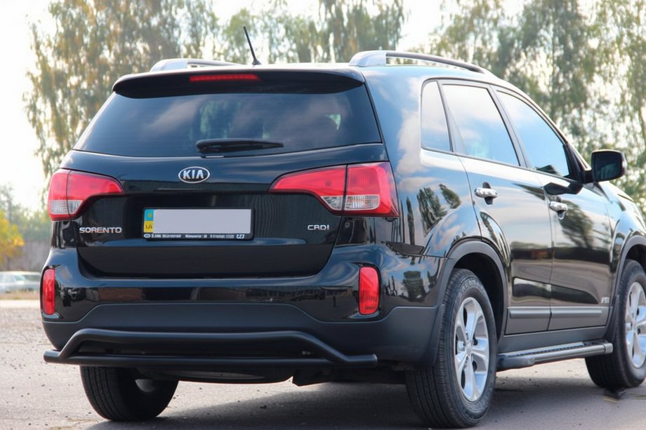 Kia Sorento II XM 2009–2014 Bakre båge AK007-2 Black (rostfritt stål) Image