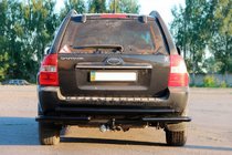 Kia Sportage 2004–2010 Bakbåge AK007 Black (rostfritt stål) foto 3