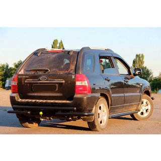 Bakbåge AK007 Black (rostfritt stål) Kia Sportage 2004–2010 foto 2