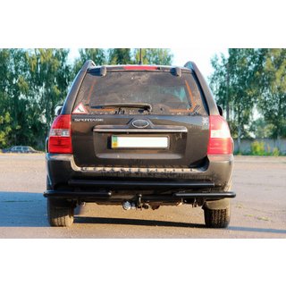 Bakbåge AK007 Black (rostfritt stål) Kia Sportage 2004–2010 foto 3