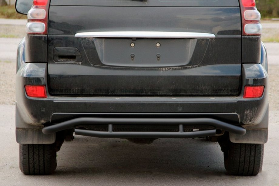 Toyota Land Cruiser Prado 120 2002–2009 Bakre skyddsbåge AK008-1 Black Image