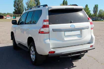 Toyota Land Cruiser Prado 150 2009–2023 Bakre skyddsbåge AK002-2v1 Black (rostfritt stål) foto 2