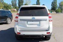 Toyota Land Cruiser Prado 150 2009–2023 Bakre skyddsbåge AK002-2v1 Black (rostfritt stål) foto 3
