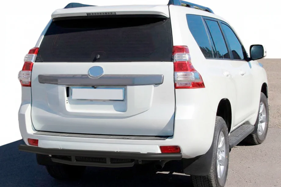 Toyota Land Cruiser Prado 150 2009–2023 Bakre skyddsbåge AK002-2v1 Black (rostfritt stål) Image