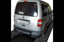 Volkswagen Caddy 2004–2010 Bakre båge AK003-3 Black (2 st, rostfritt stål) foto 3