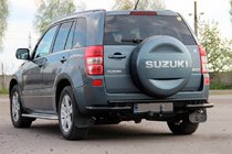 Suzuki Grand Vitara 2005–2017 Bakre skyddsbåge AK005-3 Black (rostfritt stål) foto 1