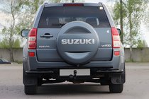 Suzuki Grand Vitara 2005–2017 Bakre skyddsbåge AK005-3 Black (rostfritt stål) foto 2