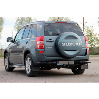 Bakre skyddsbåge AK005-3 Black (rostfritt stål) Suzuki Grand Vitara 2005–2017 foto 1