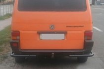 Volkswagen T4 Caravelle/Multivan 1990–2003 Bakre båge AK003-2 Black (rostfritt stål) foto 1