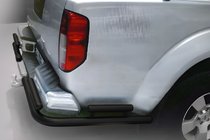 Nissan Navara 2006–2015 Bakre skyddsbåge AK003-Special Black (rostfritt stål) foto 1